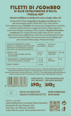 Filetti di Sgombro in olio evo – Testa Conserve