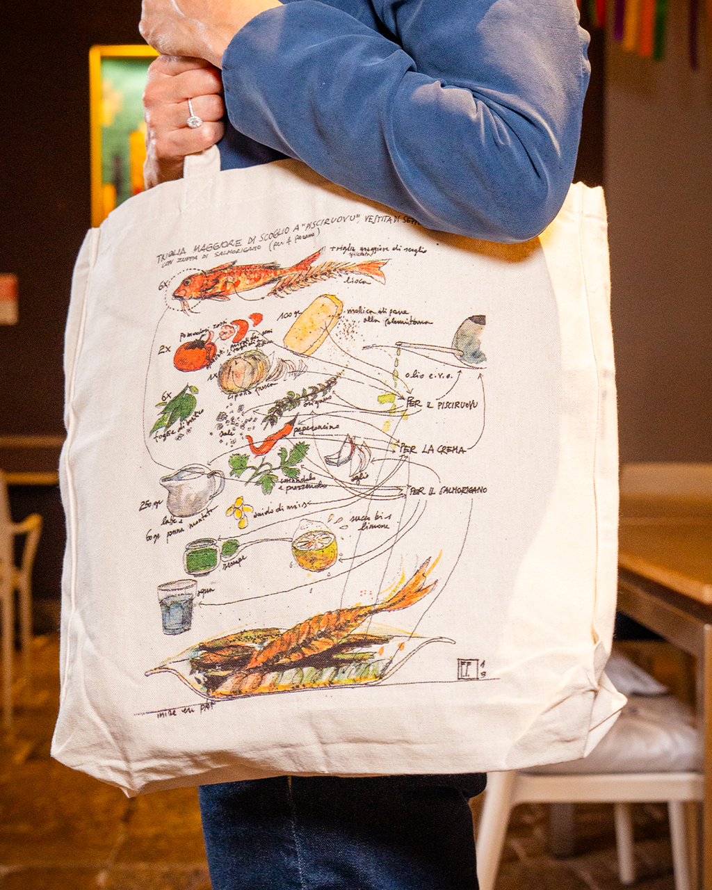 Borsa in Tela Triglia di Scoglio - Ciccio Sultano