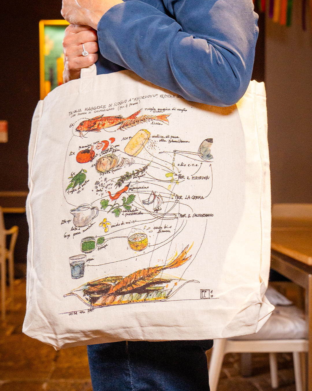 Borsa in Tela Triglia di Scoglio - Ciccio Sultano