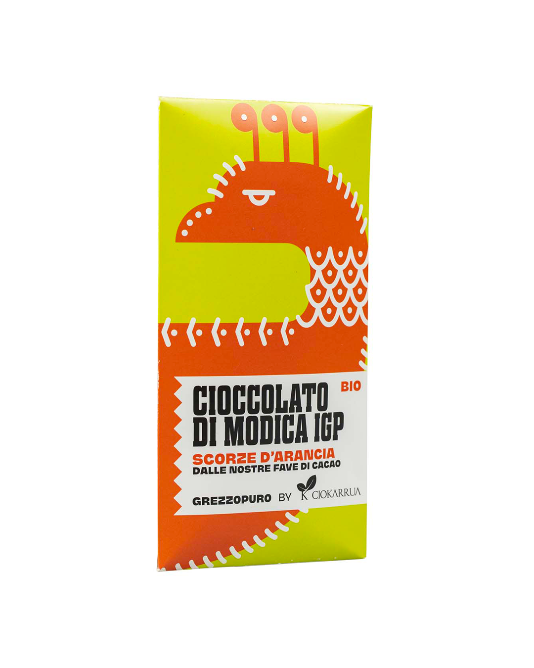 Cioccolato di Modica IGP Scorze d’Arancia – Grezzopuro Ciokarrua