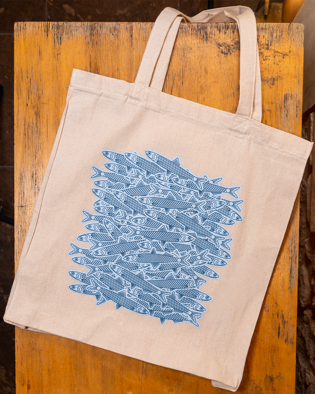 Borsa in Tela Pesci Azzurri - Ciccio Sultano