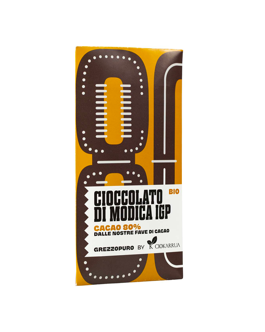 Cioccolato di Modica IGP 80% - Grezzopuro Ciokarrua