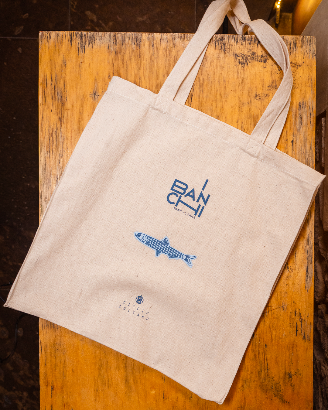 Borsa in Tela Pesci Azzurri - Ciccio Sultano