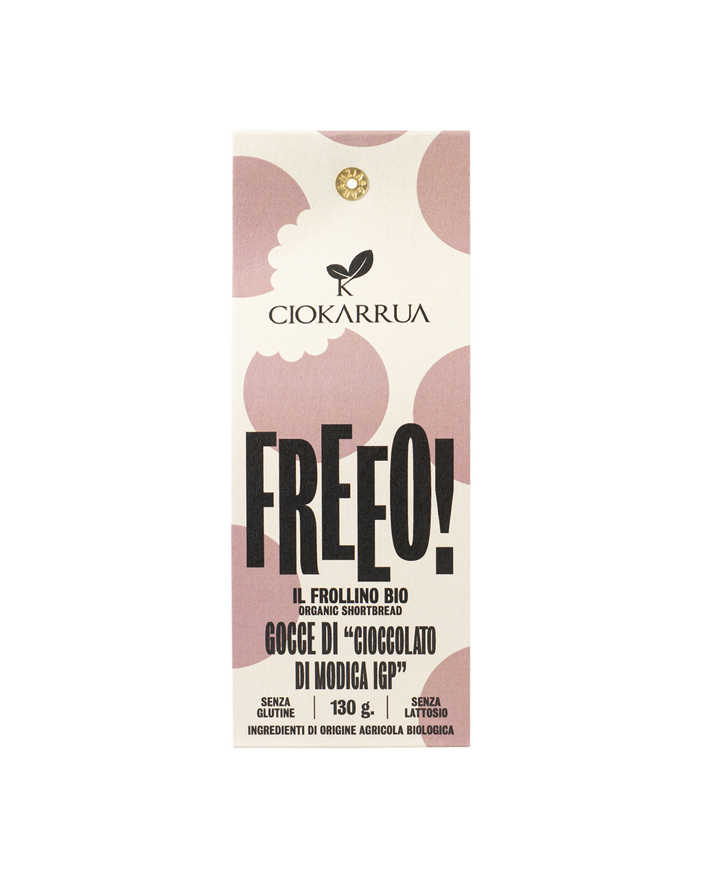 Frollino con Cioccolato di Modica IGP Free0 – Ciokarrua