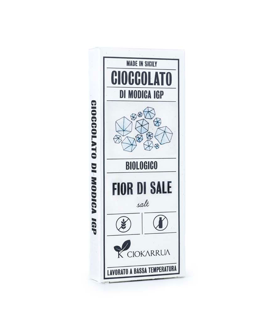 Cioccolato di Modica IGP Bio fior di sale – Ciokarrua