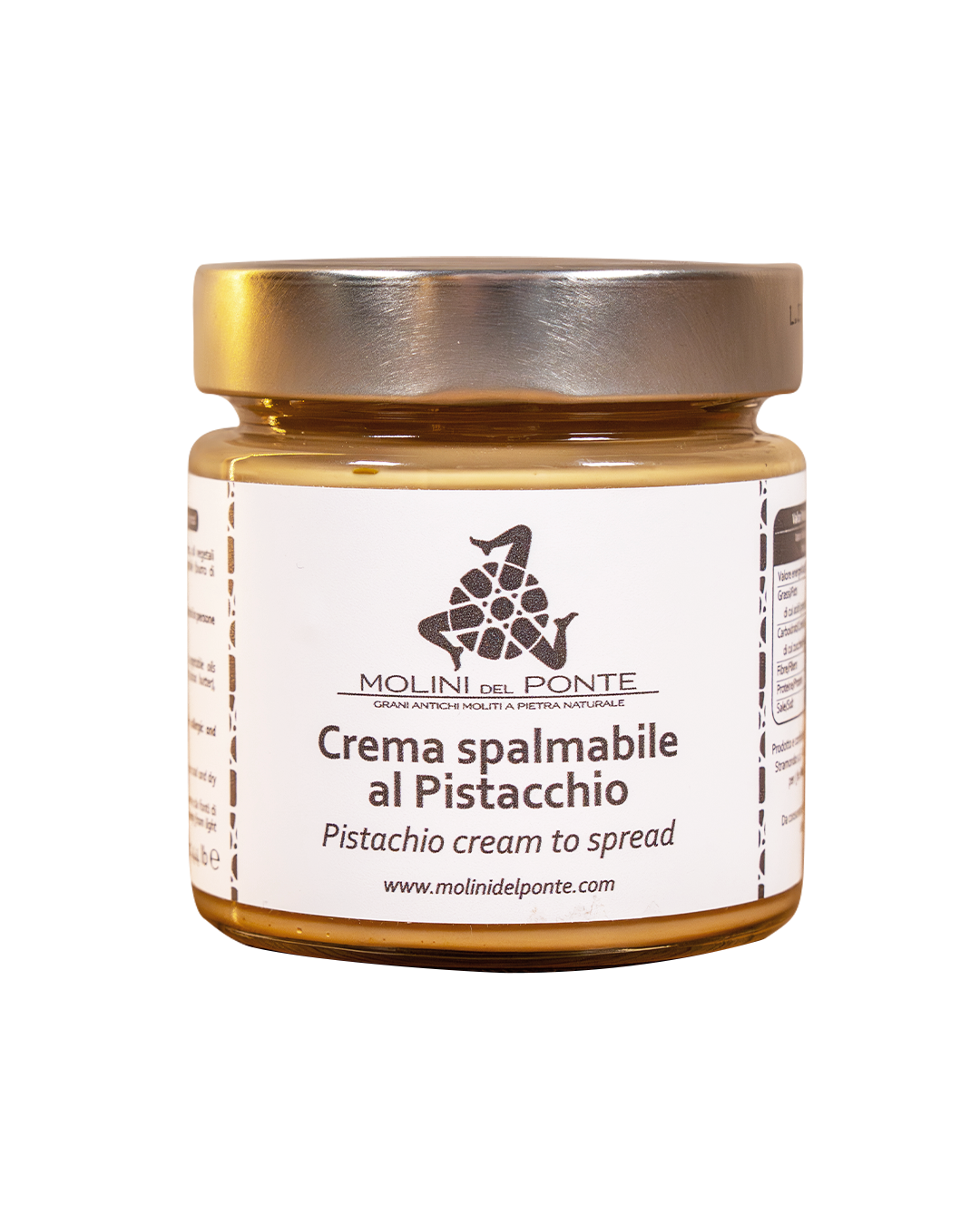 Crema spalmabile al Pistacchio di Sicilia - Molino del Ponte