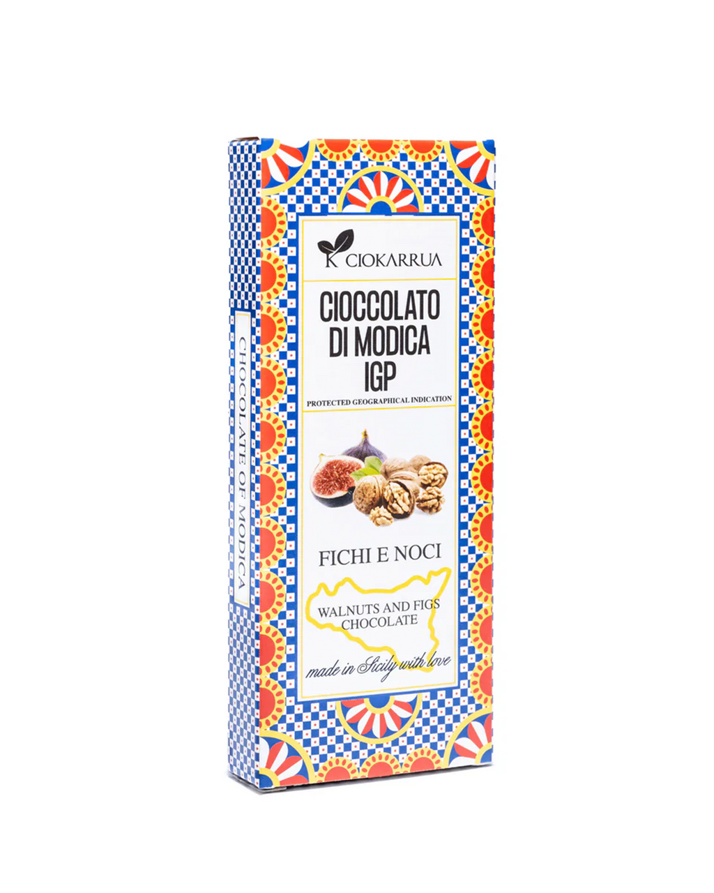Cioccolato di Modica IGP Fichi e Noci - Ciokarrua