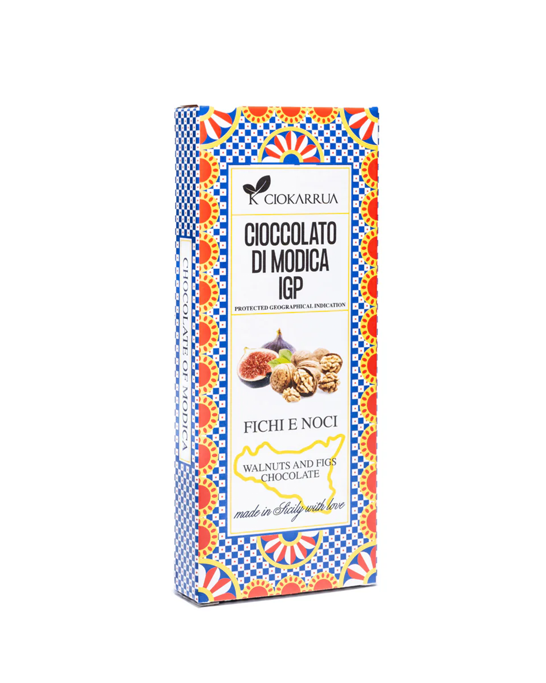 Cioccolato di Modica IGP Fichi e Noci - Ciokarrua