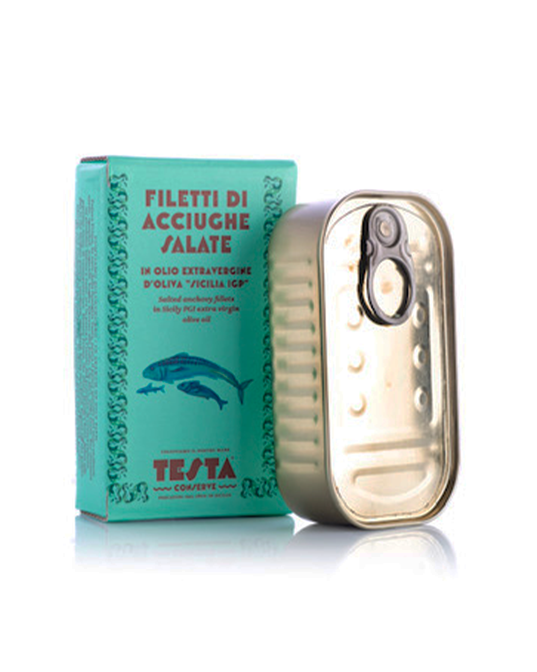 Salted Anchovy Fillets in Extra Virgin Olive Oil – Testa Conserve