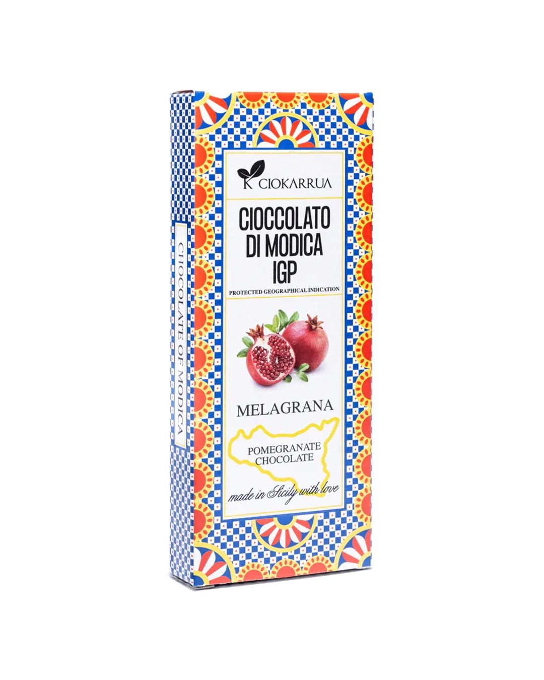 Cioccolato di Modica IGP alla Melagrana - Ciokarrua