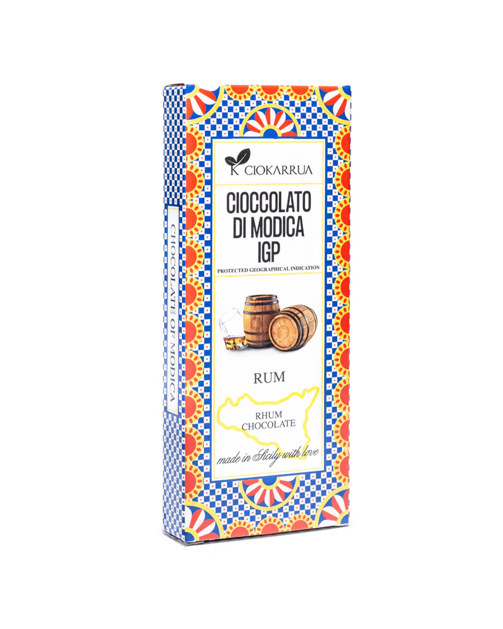Cioccolato di Modica IGP al Rum - Ciokarrua